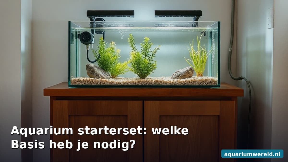Aquarium starterset: welke basis heb je nodig?