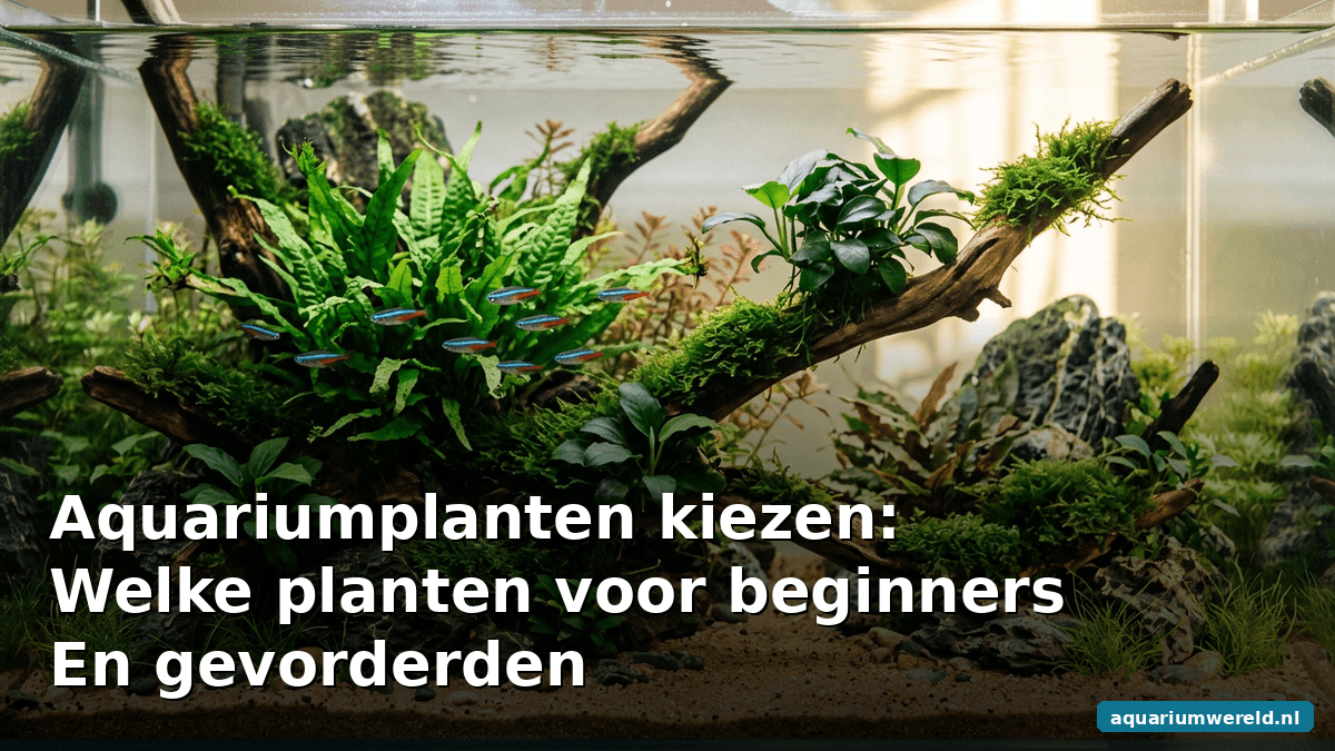Aquariumplanten kiezen: welke planten voor beginners en gevorderden