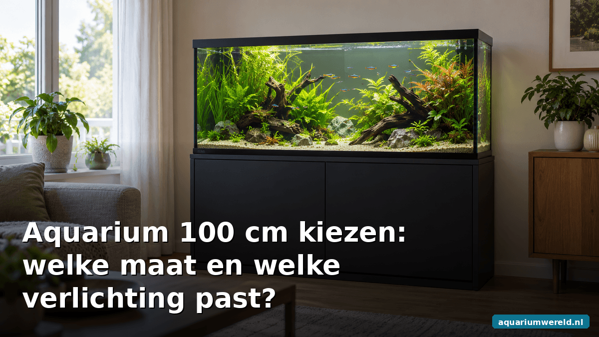 Aquarium 100 cm kiezen: welke maat en welke verlichting past?