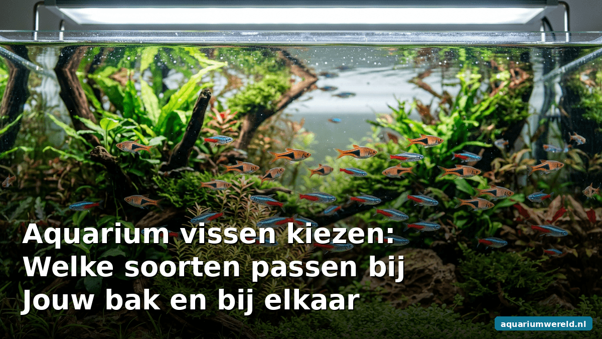 Aquarium vissen kiezen: welke soorten passen bij jouw bak en bij elkaar