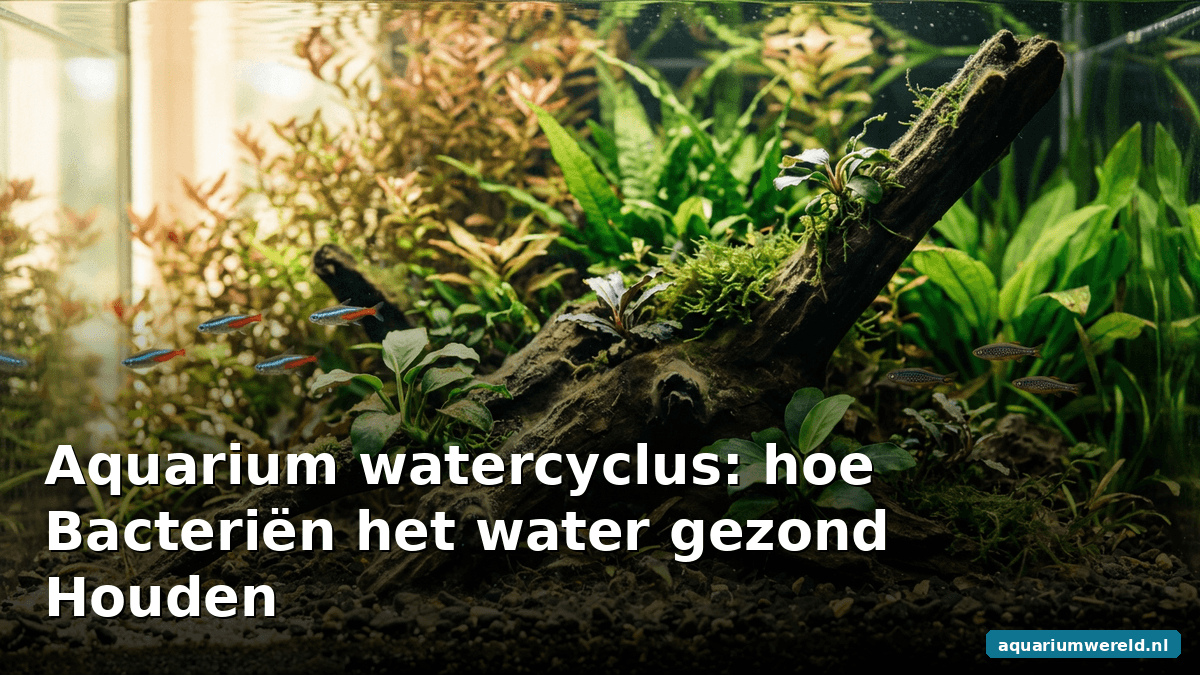 Aquarium watercyclus: hoe bacteriën het water gezond houden