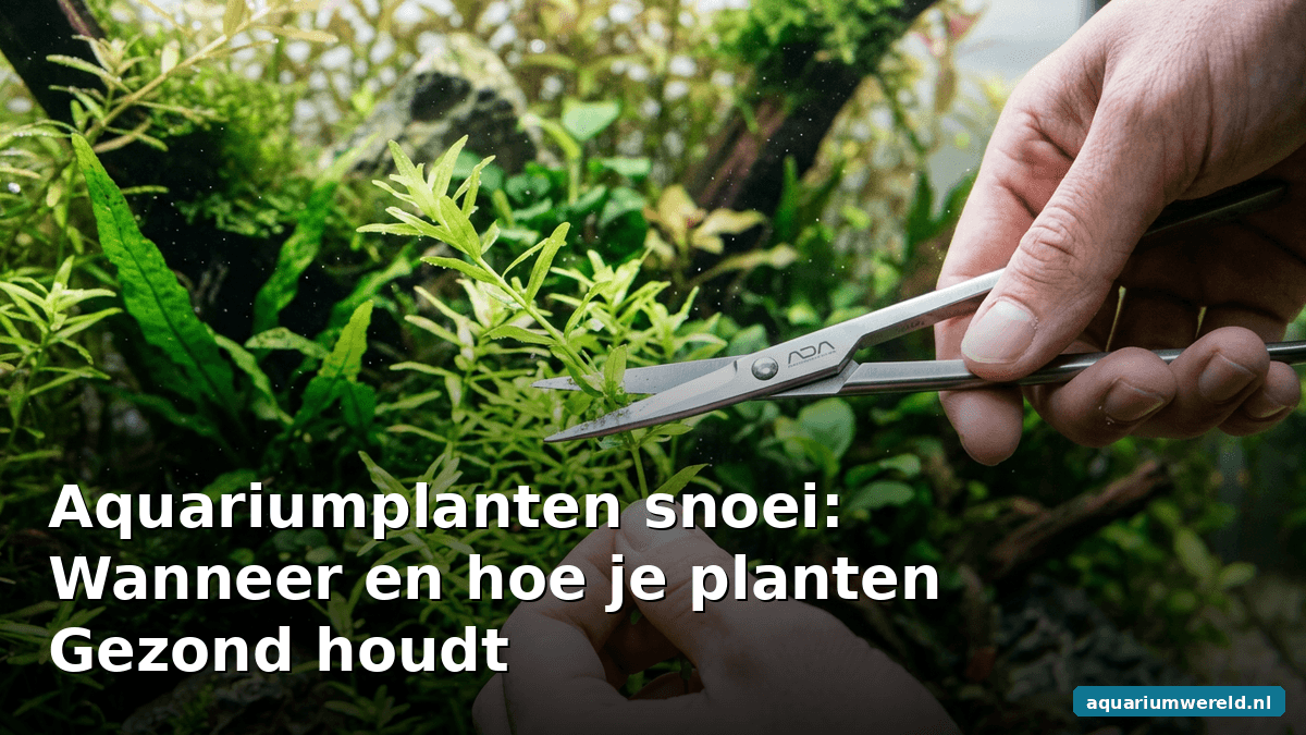 Aquariumplanten snoei: wanneer en hoe je planten gezond houdt