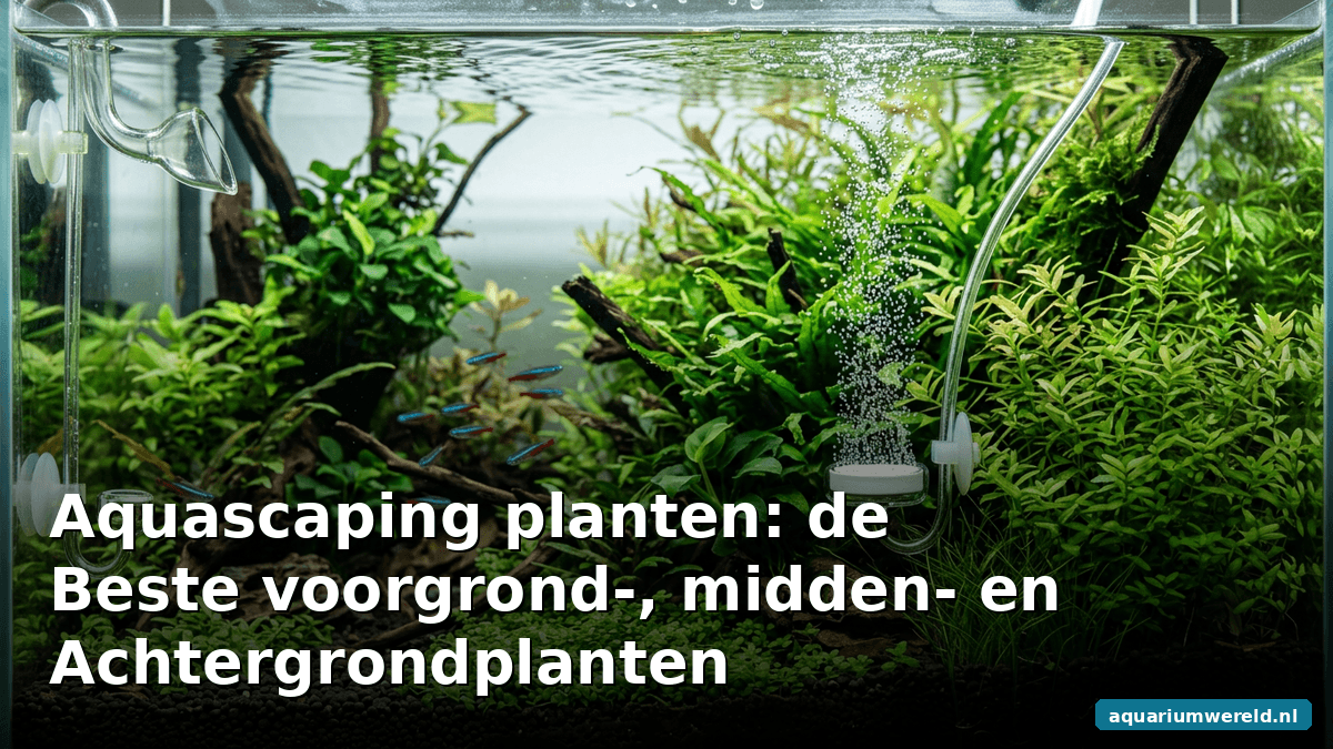 Aquascaping planten: de beste voorgrond-, midden- en achtergrondplanten