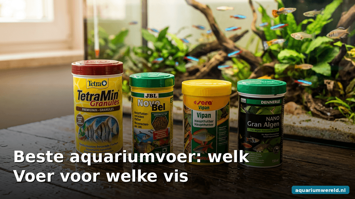 Beste aquariumvoer: welk voer voor welke vis