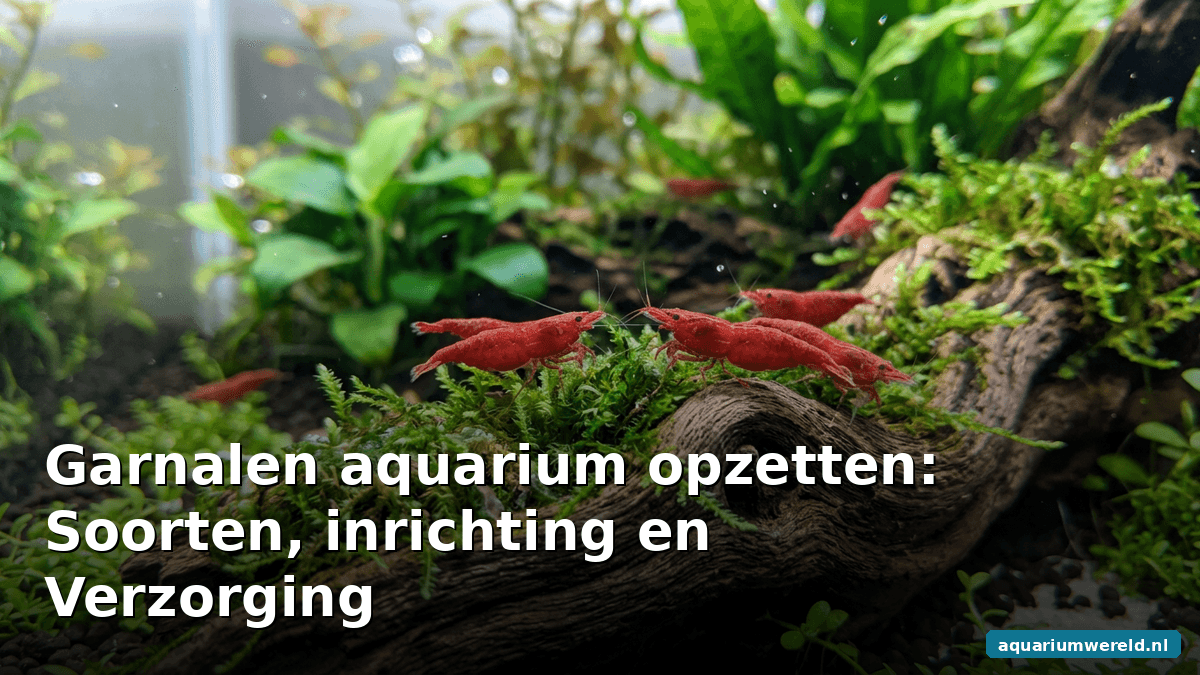 Garnalen aquarium opzetten: soorten, inrichting en verzorging