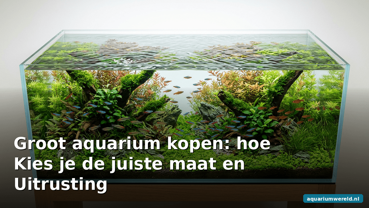 Groot aquarium kopen: hoe kies je de juiste maat en uitrusting