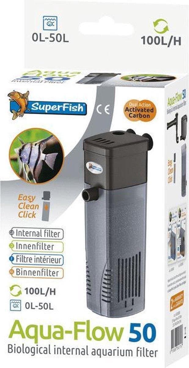SuperFish AquaFlow Dual Action 50 - Aquarium - Filter - 100 ltr/uur thumbnail 4