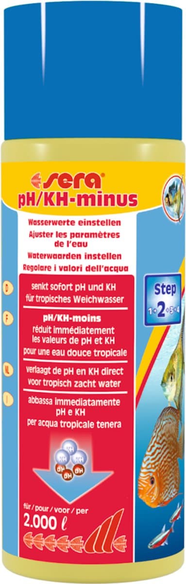 pH/kH-minus 250 ml - Sera Aquarium Waterbehandeling thumbnail 6