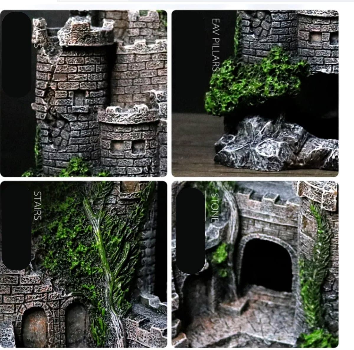 Aquarium Decoratie - Ornamenten - Kasteel thumbnail 7