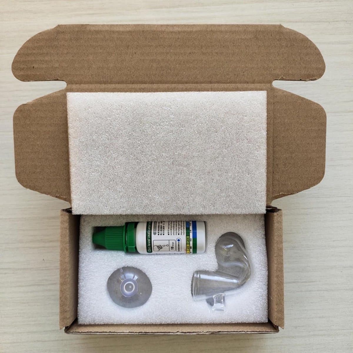 CO2 Testset Aquarium - CO2 Monitor Diffuser - Aquarium Water Kwaliteit - Draagbaar Acryl Ontwerp - 15 ml Oplossing - Groen/Geel thumbnail 4
