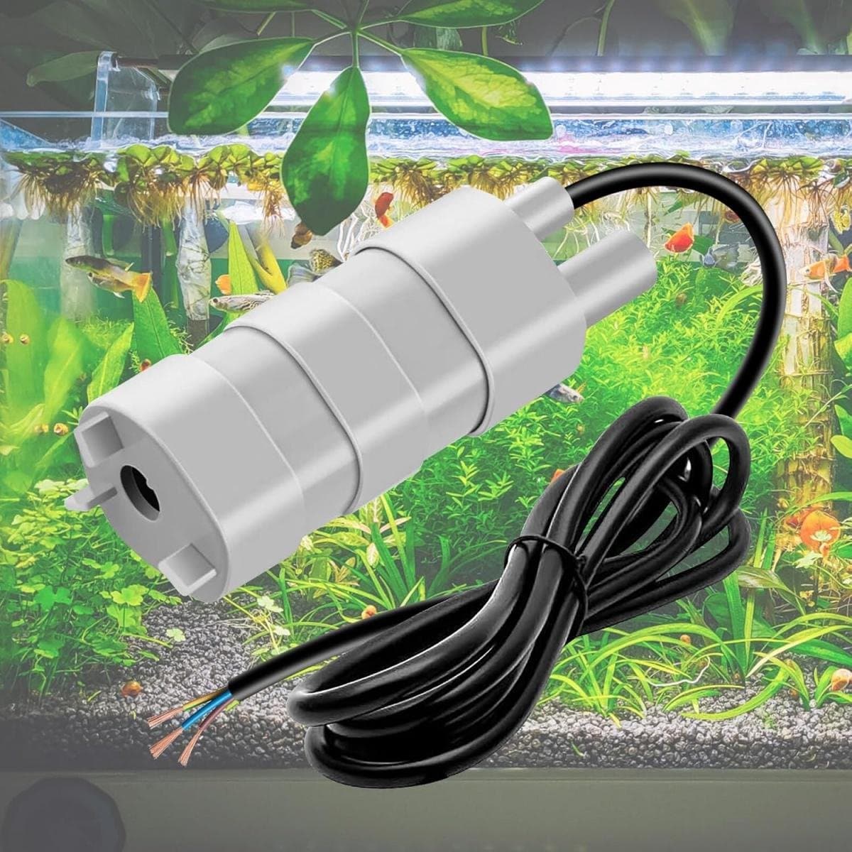 EXCITAT Dompelpomp - 12V Dompelpomp - Debiet 600 liter/uur - Maximale opvoerhoogte 5 meter - Miniatuur motorwaterpomp - Geschikt voor campers, vijvers, aquaria, fonteinen thumbnail 6