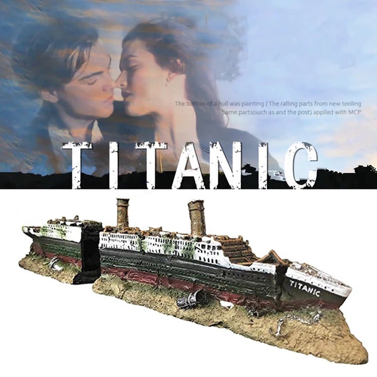 Aquarium Decoratie – Titanic Schip – 38*9 cm thumbnail 7