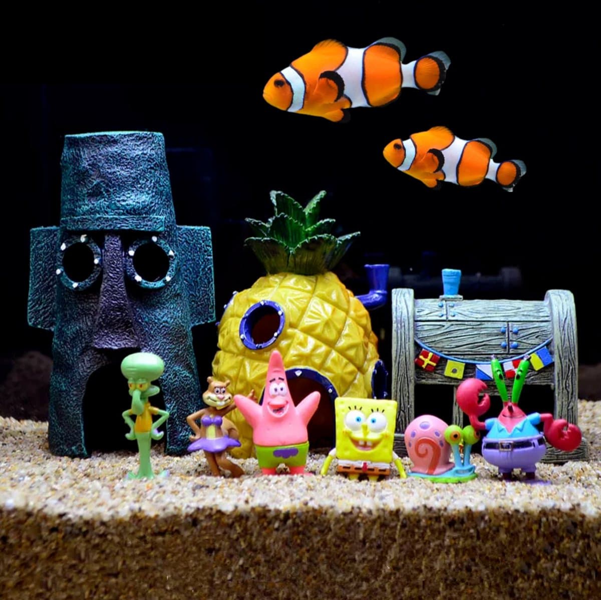 Aquarium Decoratie - Ornamenten - Set van 3 - Spongebob thumbnail 7