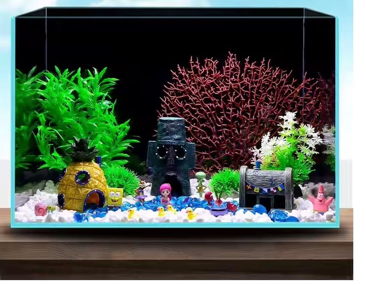 Aquarium Decoratie - Ornamenten - Set van 3 - Spongebob thumbnail 5