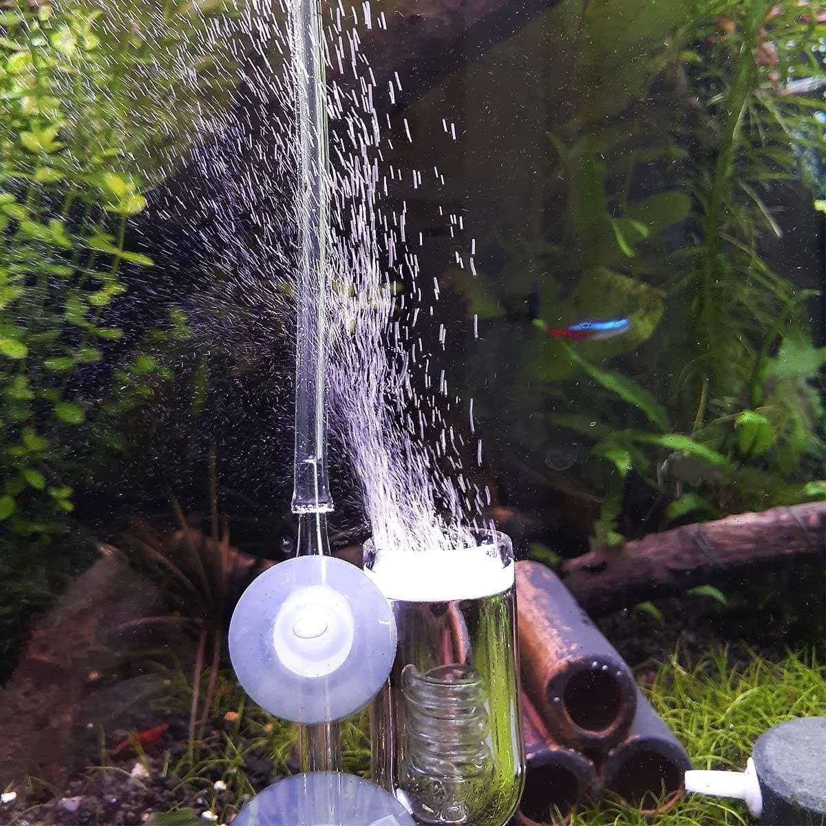 carmdering - CO2 Diffusor - CO2 Systeem Spiral - Aquarium Diffusor - Verhoogt CO2 Oplossing - Beschermt Planten Gezondheid - Hoogwaardig Glas - 1 Stuk thumbnail 4