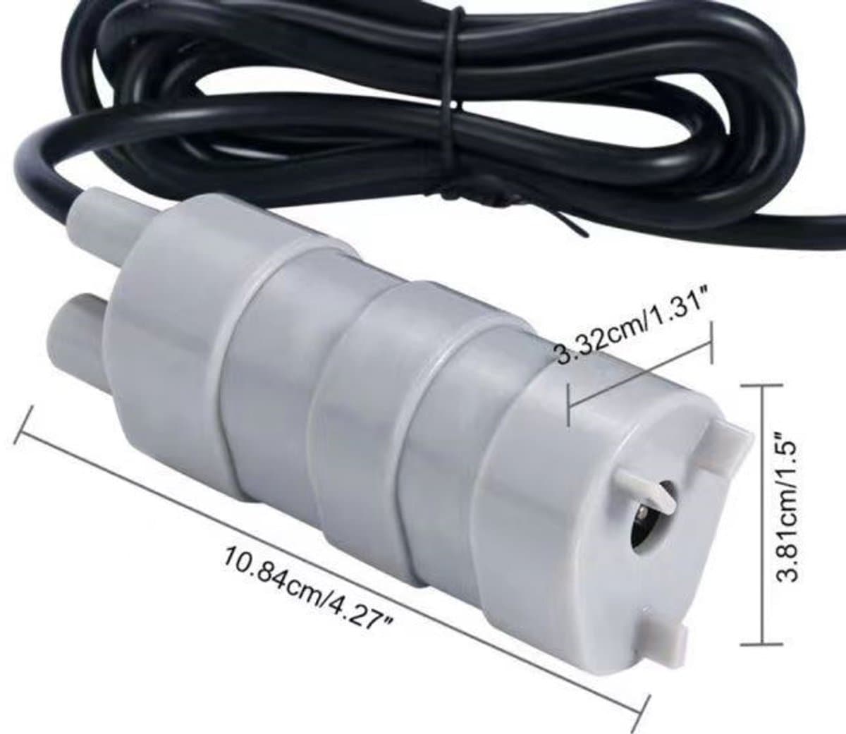 Dompelpomp 12volt - Dompelpomp Zwembad - Dompelpomp Vuil Water - 1000L/H - 5m Kop - Laag Geluidsniveau - voor Tuinirrigatie, Vijvers, Aquariums, enz thumbnail 7