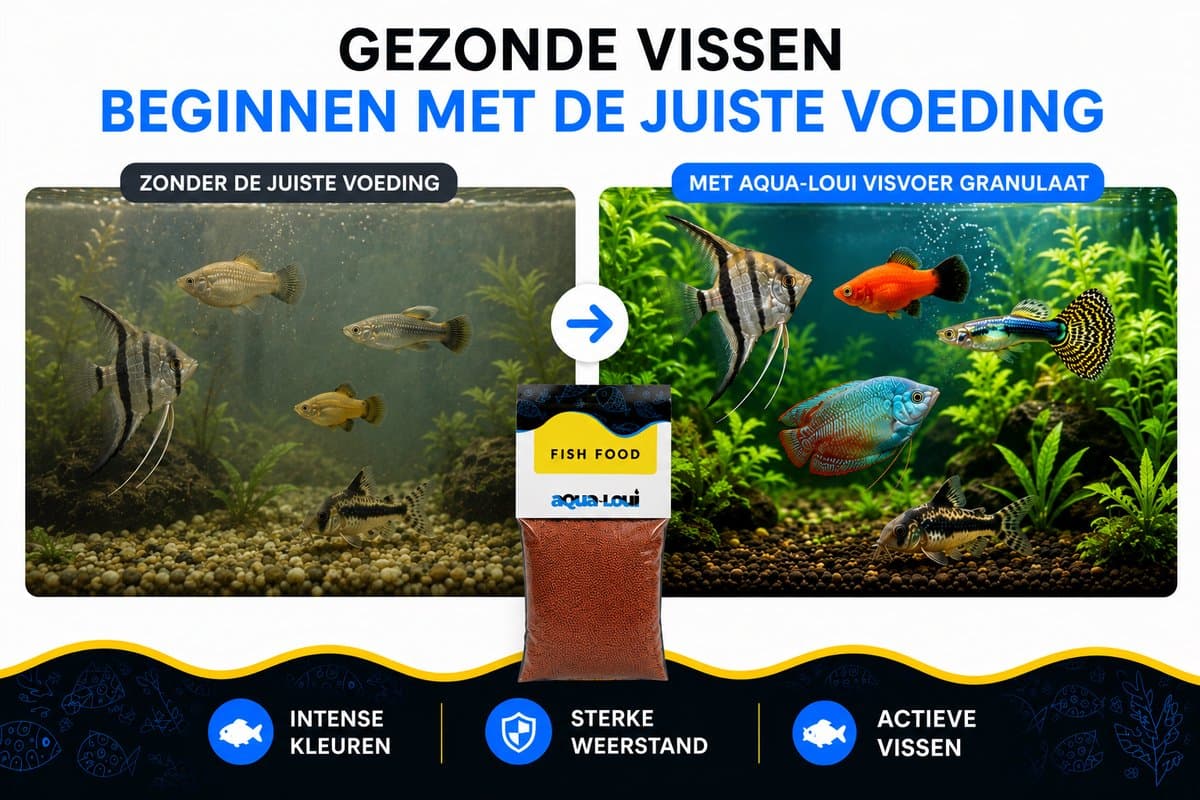 Aqua-Loui® - Tropisch Visvoer Granulaat - Langzaam Zinkende Granules - Aquarium Vissenvoer - Geschikt voor Middelgrote Tropische Vissen - Rijk aan Vitamines - 250 ml thumbnail 7