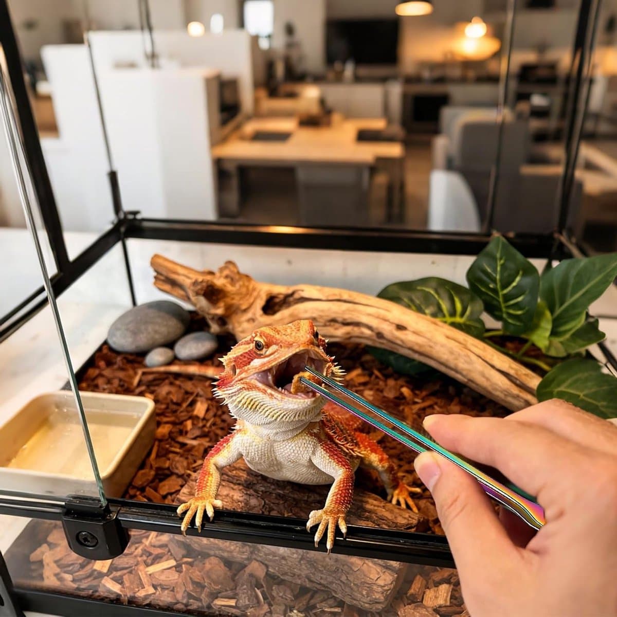 Kleurige Aquarium Tangen voor Precisie en Onderhoud - Ideaal voor Planten en Decoratie thumbnail 4