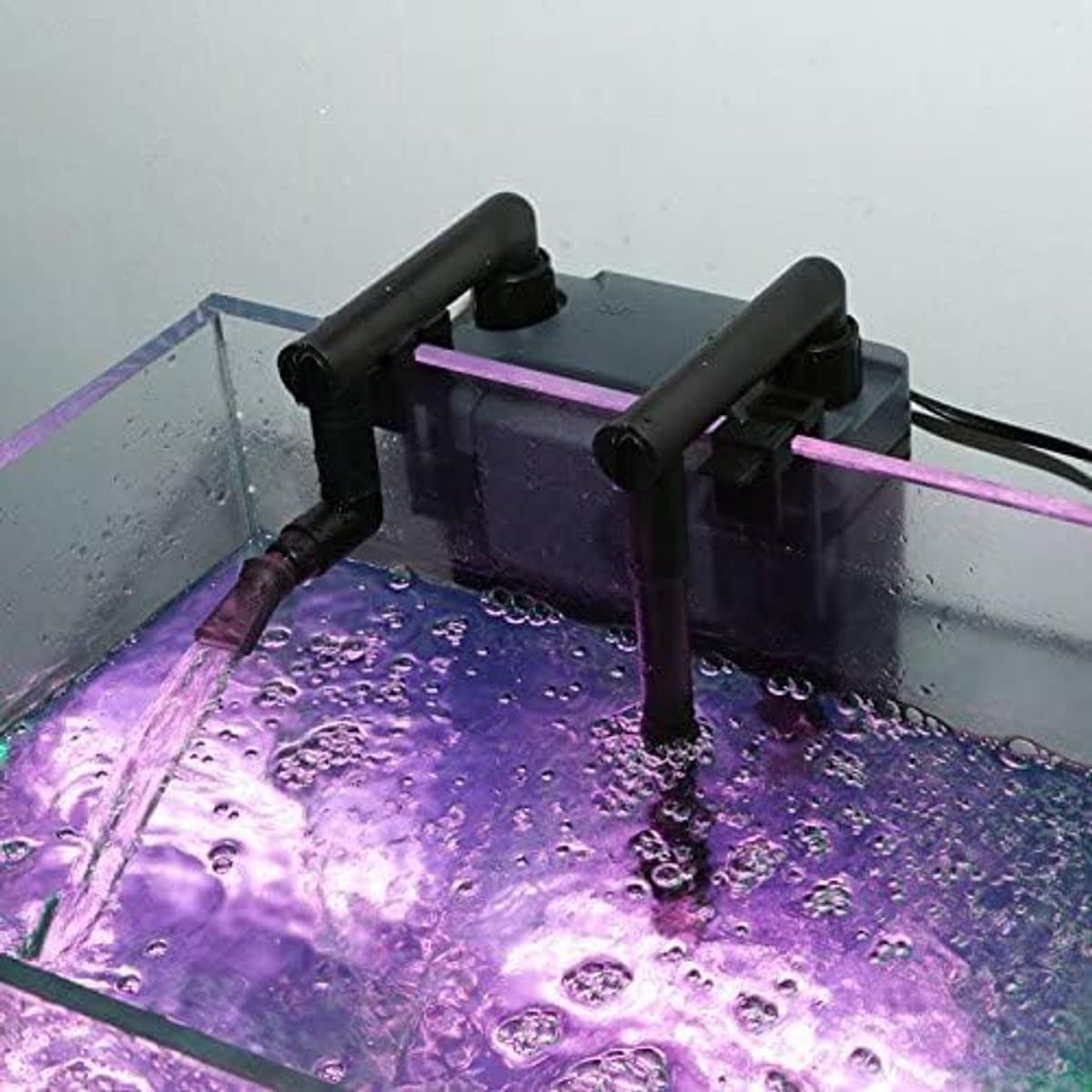 AquaOne Aquarium Hang On Filter HBL-803 I Buitenfilter voor aquaria tot 150 liter I Hoogwaardige aquariumfilter 500 l/u I Regelbare hangfilter 6 watt pomp thumbnail 8