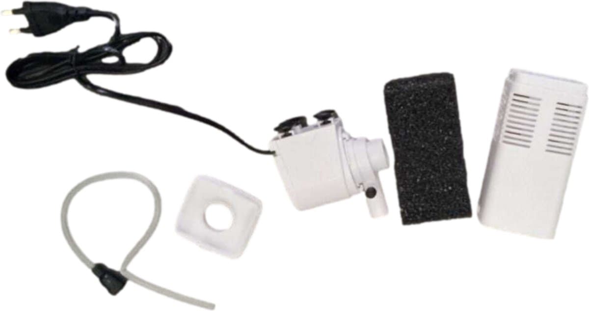 Aquarium Filter Pomp - WIT - Wasbaar Filter - 230V - 650L/h - Aquariumfilter voor Zuurstof en Filtratie thumbnail 6
