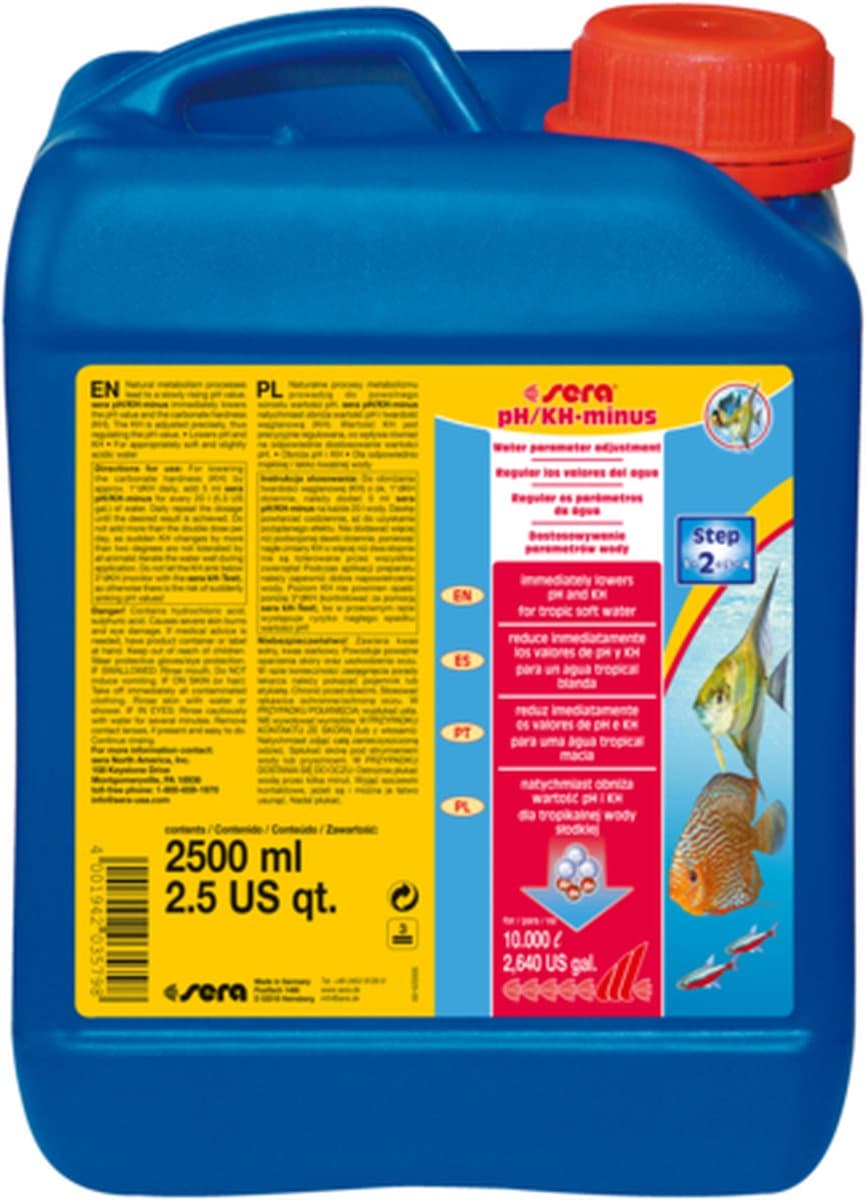 pH/kH-minus 250 ml - Sera Aquarium Waterbehandeling thumbnail 4