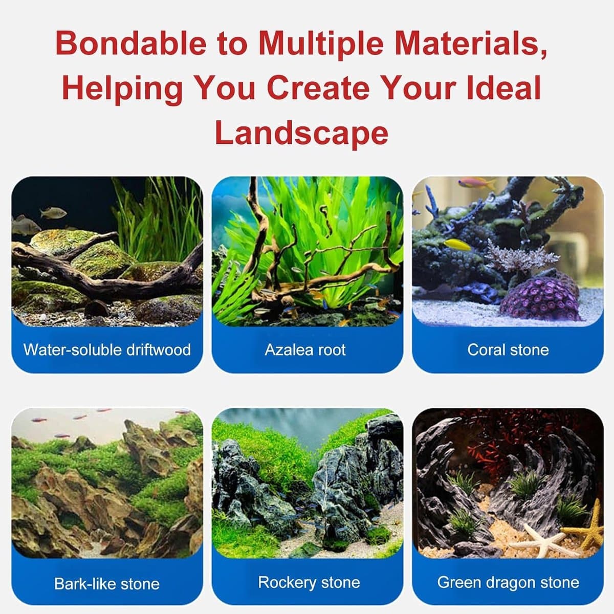 Krachtige Silicone Lijm voor Aquaria - Ideaal voor Planten, Koraal en Waterlandschappen - 3 Stukken Visbestendige Lijm thumbnail 4