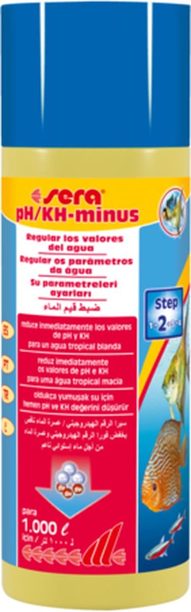 pH/kH-minus 250 ml - Sera Aquarium Waterbehandeling thumbnail 8