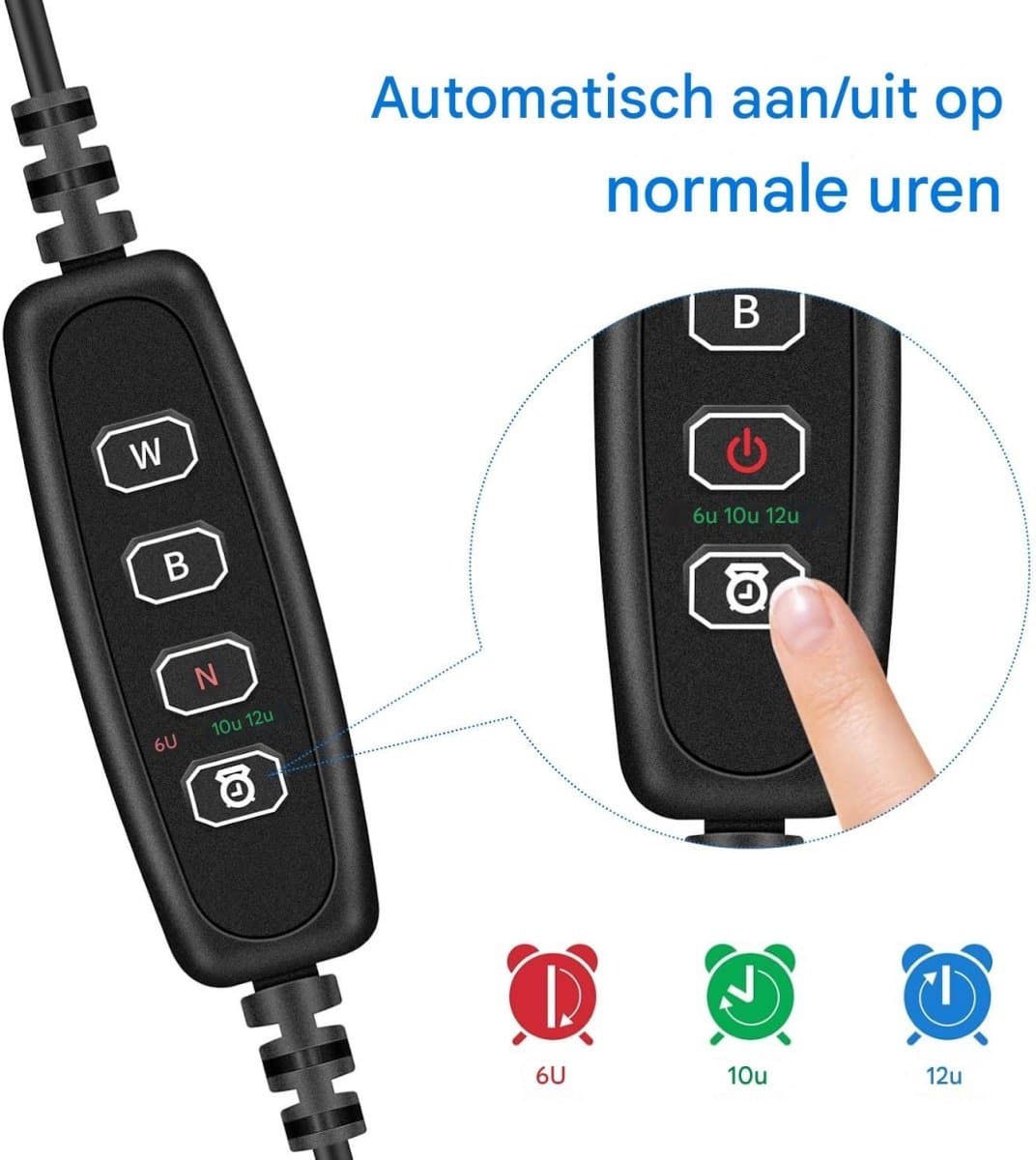 EXCITAT LED lamp - Aquariumlamp - Onderdompelbaar - Met timer - Geschikt voor aquaria, aquaria, reservoirs, huisdierkooien en reptielenkooien thumbnail 7
