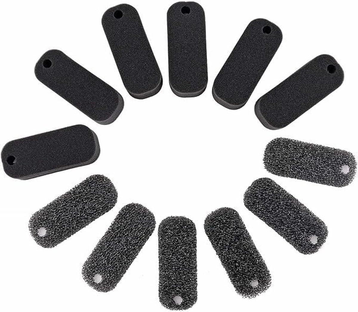 12 Stuks Vervangende Aquarium Filter Spons voor Schildpadden - 6 Grove en 6 Fijne Pads, Ideaal voor Waterfilter en Aquatic Onderhoud thumbnail 4