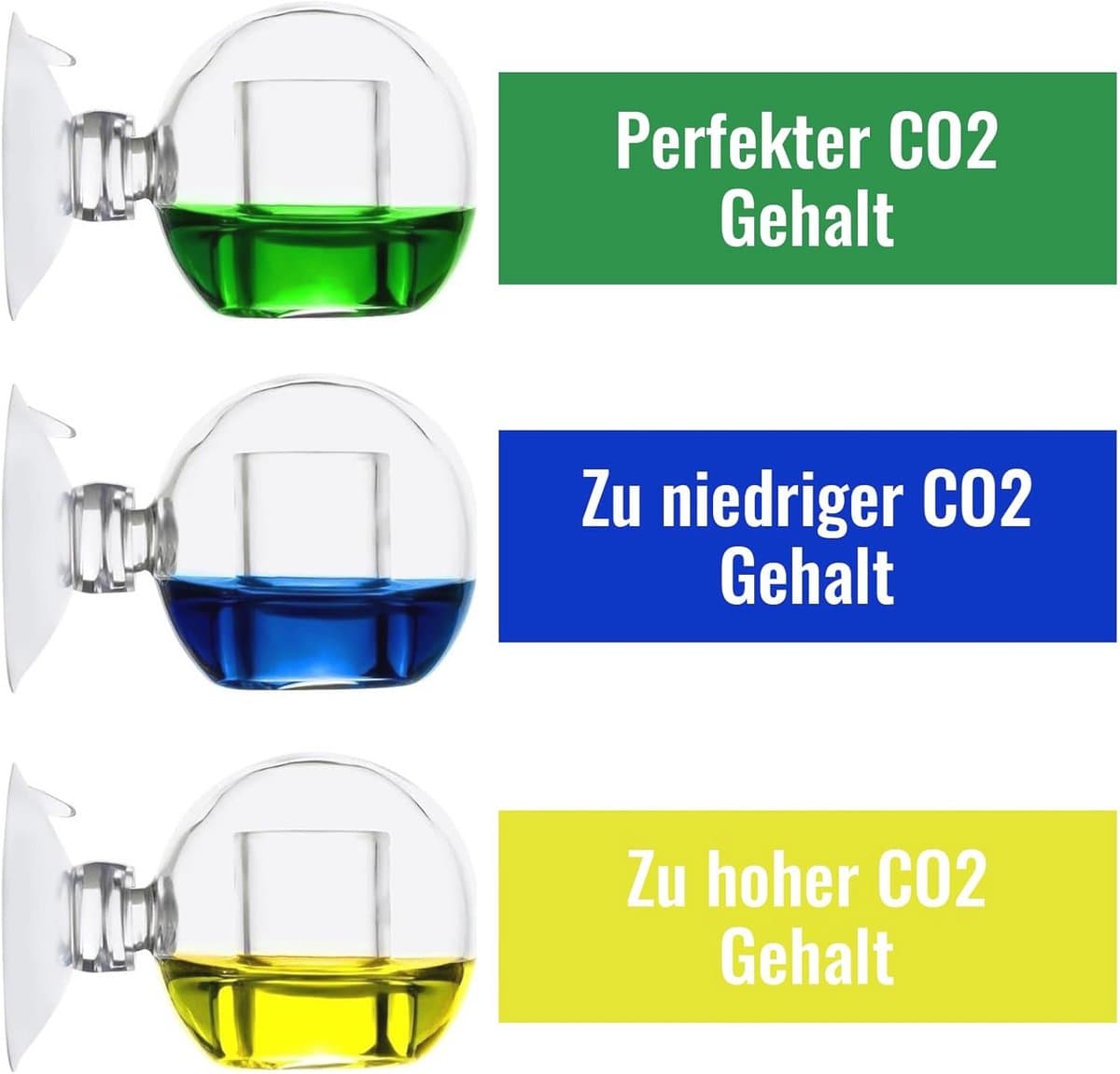 CO2 Testset voor Aquaria - 2 Stuks CO2 Monitor en Druppelchecker voor Zoetwaterplanten thumbnail 7