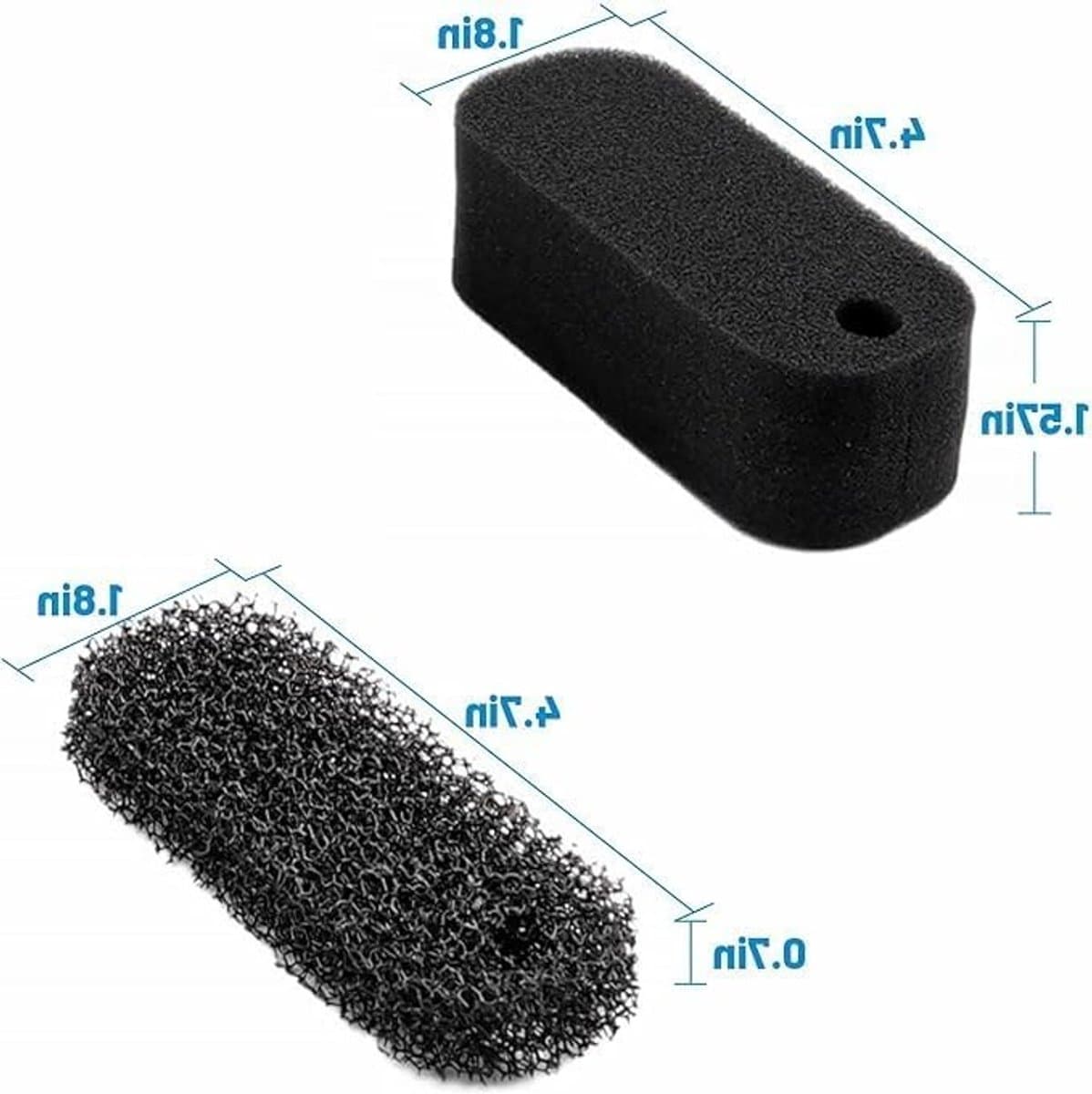 12 Stuks Vervangende Aquarium Filter Spons voor Schildpadden - 6 Grove en 6 Fijne Pads, Ideaal voor Waterfilter en Aquatic Onderhoud thumbnail 3