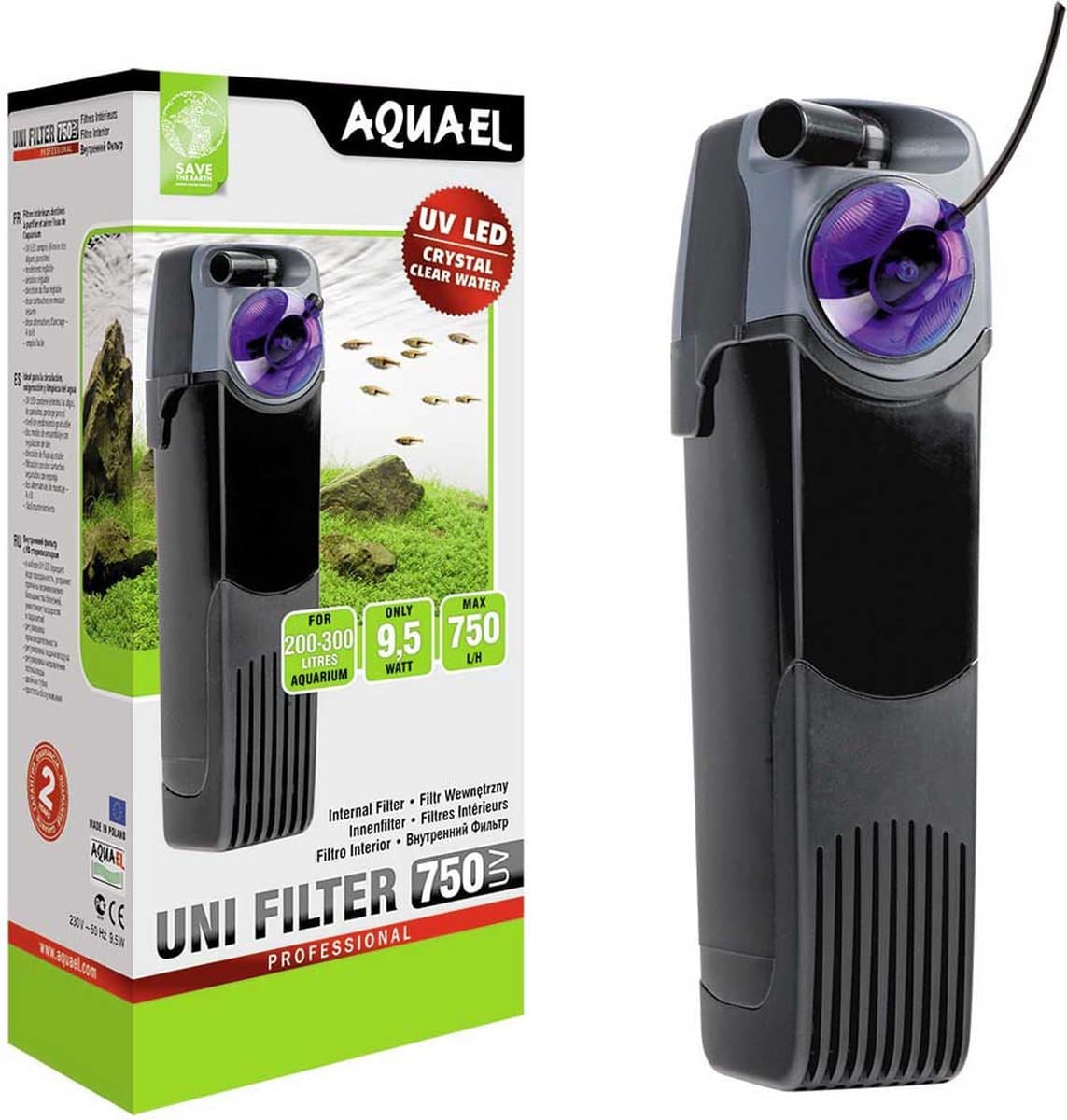 Aquael unifilter 750 - Aquarium Filter met UV thumbnail 10