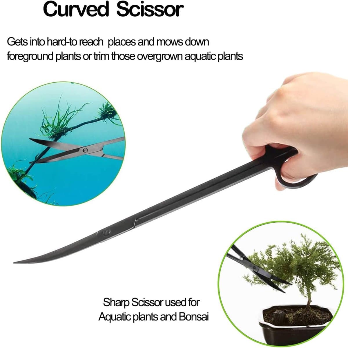 carmdering - Aquascaping Tools Kit - Aquarium Planten Gereedschap Set - Roestvrij Staal Instrumenten - Precisie Trimmen En Snoeien - Substraat Aanpassen En Reinigen - 304 RVS Materiaal - Ergonomisch Lang Handvat - 4 Delige Set thumbnail 7