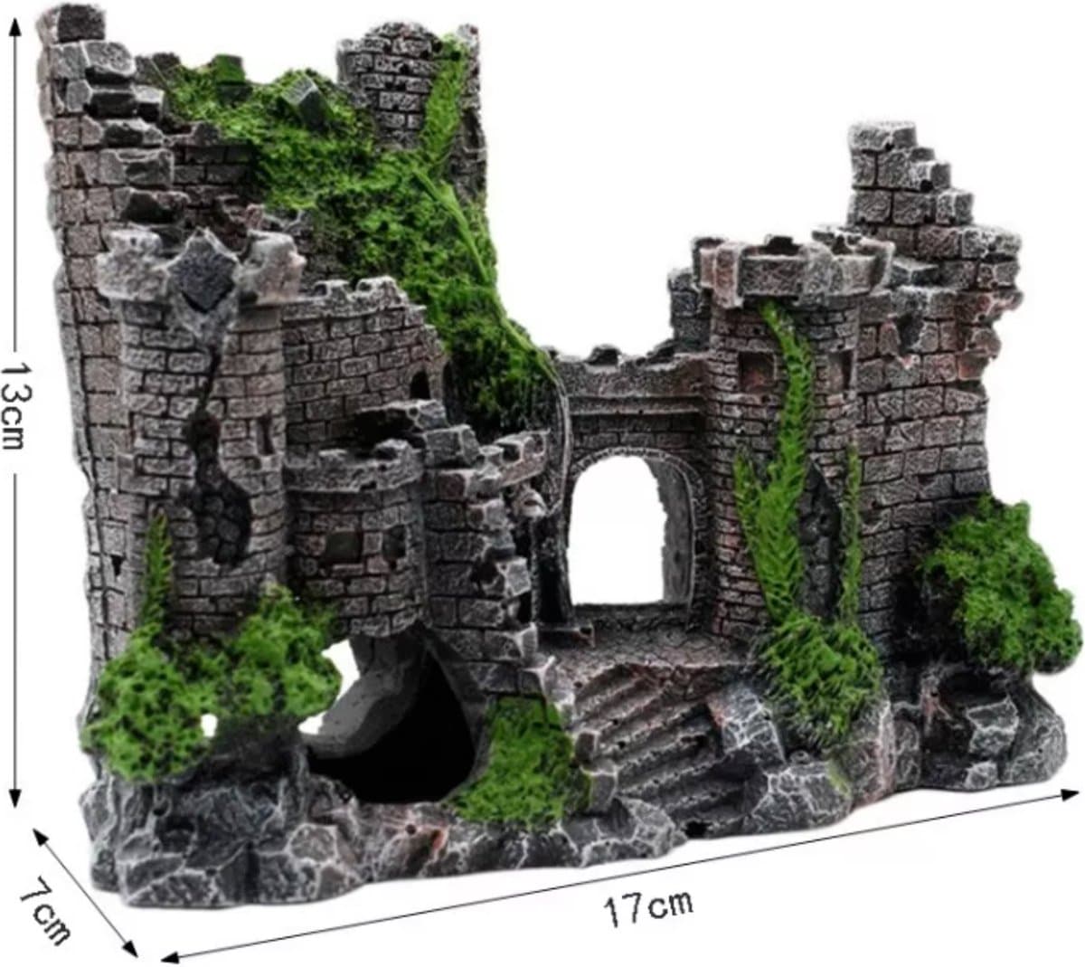 Aquarium Decoratie - Ornamenten - Kasteel thumbnail 3