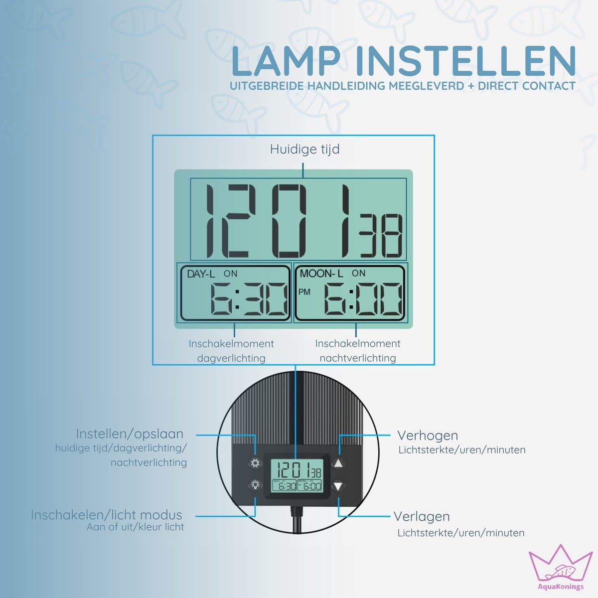 Aquarium lamp - LED Aquariumverlichting - Dimbaar - Timer - 120 tot 135cm - Verschillende maten verkrijgbaar - Vernieuwde versie thumbnail 10