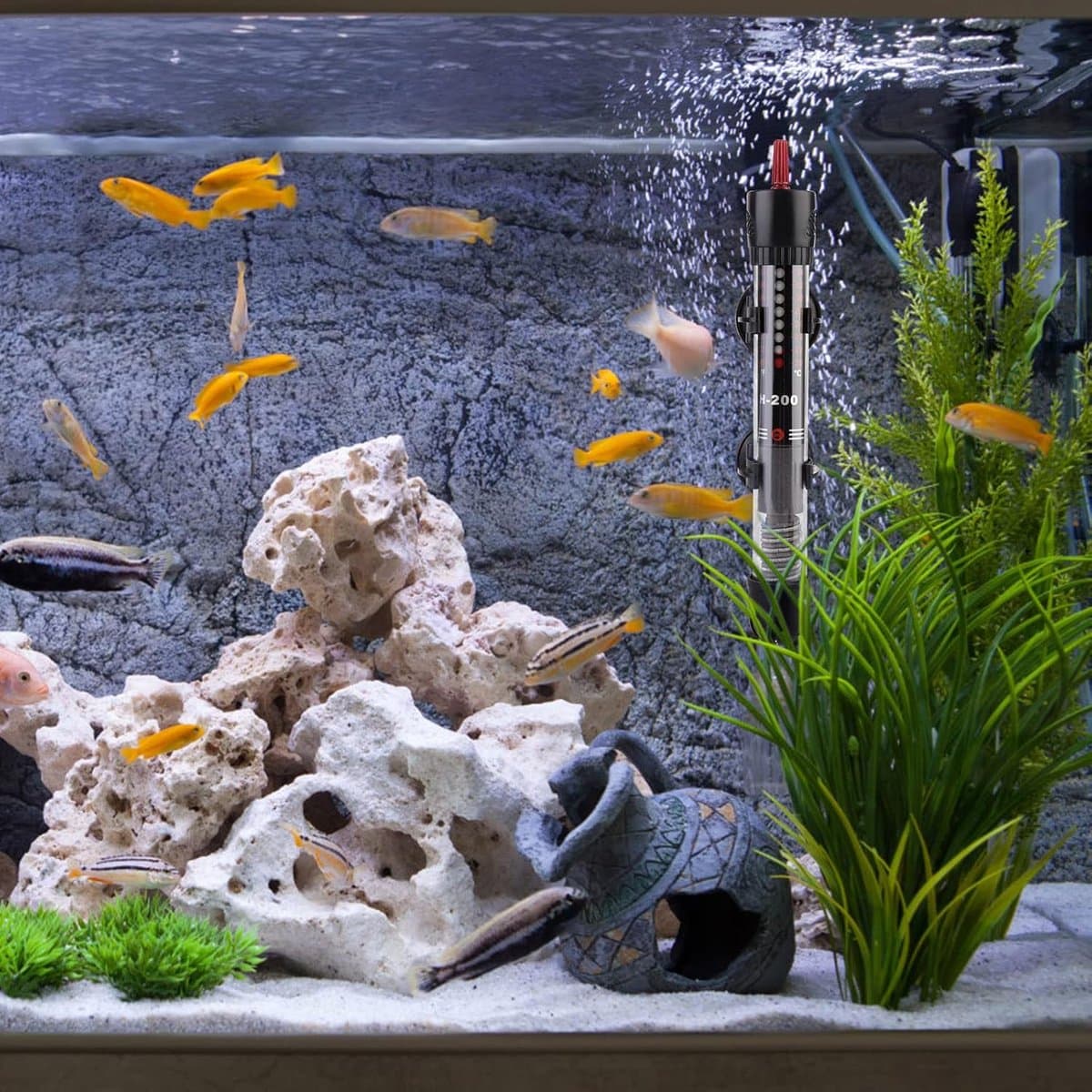 Instelbare Aquariumverwarming met Thermostaat voor Aquariums tot 60L - 50W thumbnail 3