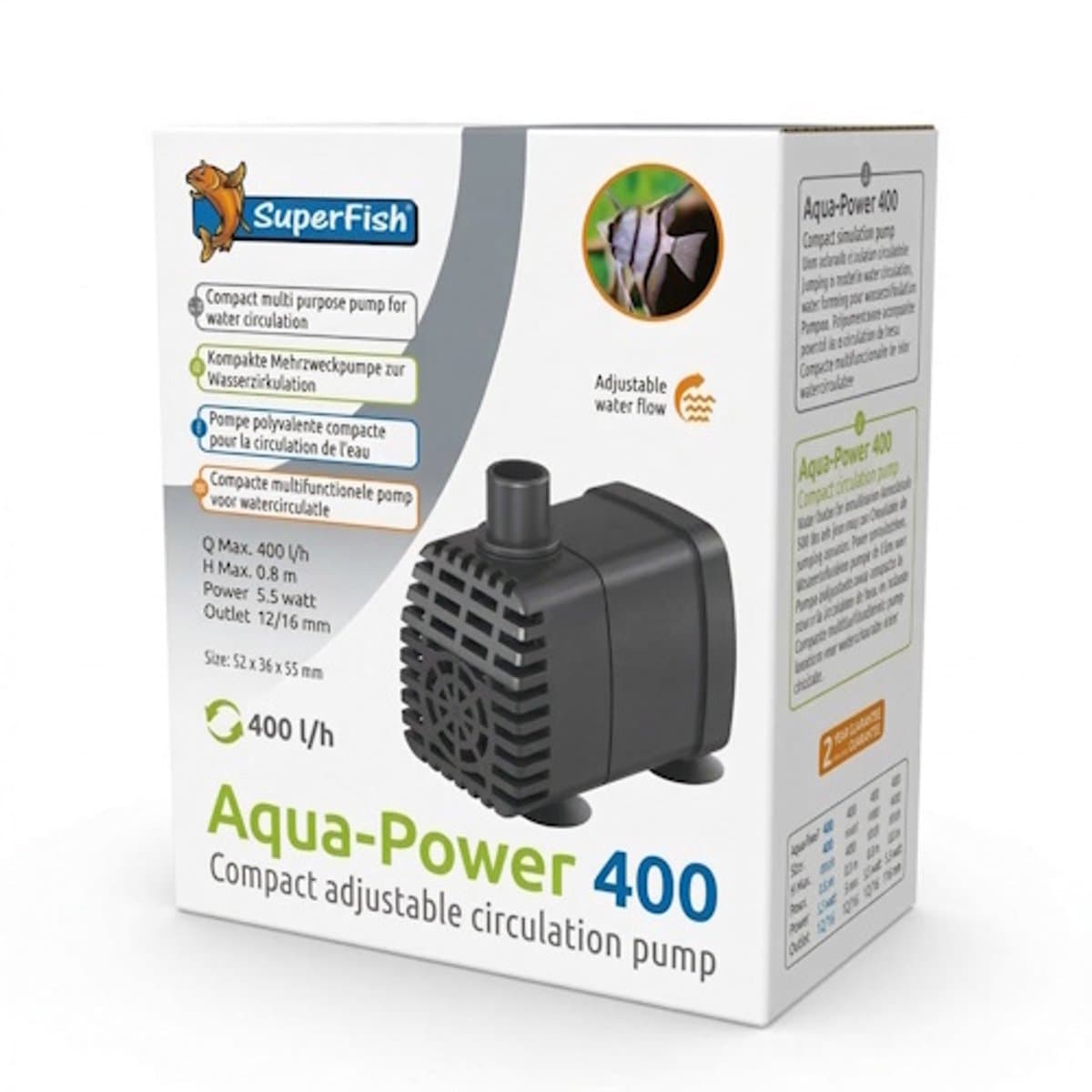 Superfish Aqua-Power 200 Waterpomp - 200 L/H thumbnail 4