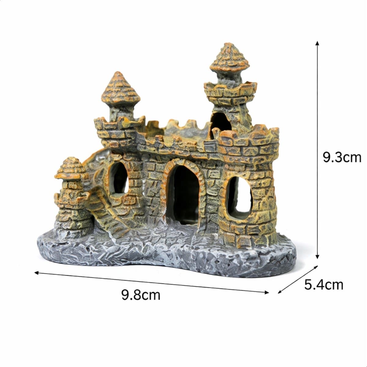 Solud® Aquarium Decoratie - Aquarium Accessoires - Aquarium stenen - Aquarium Ornament 10 x 6 x 8 cm - Aquarium hout thumbnail 3