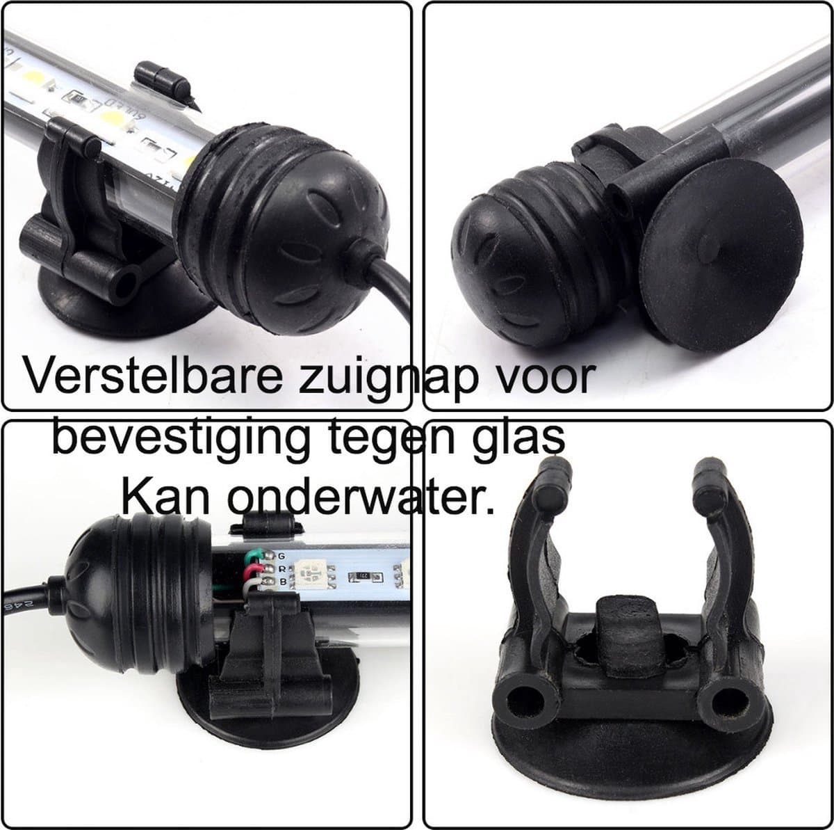 Aquarium Of Terrarium Verlichting– Onder Water Ledlamp – Blauw En Wit - Lengte 48 cm thumbnail 4