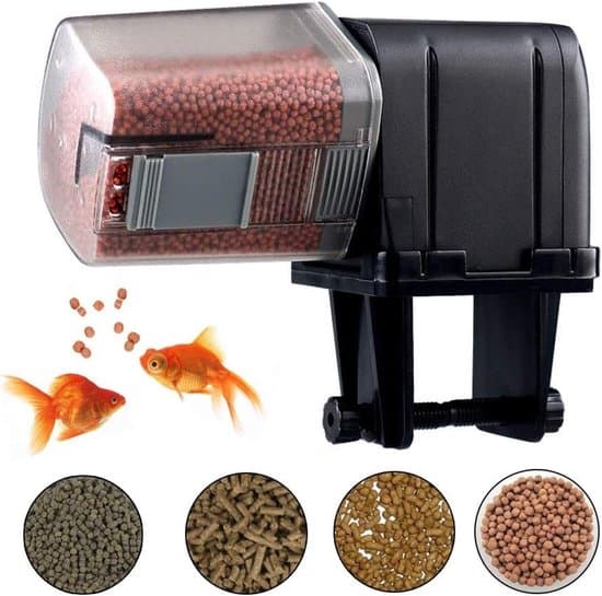 Automatische Voederautomaat voor Vissen en Schildpadden, 12/24 Uur Timer, Eenvoudige Voederoplossing voor Aquariums en Vissen met 170ml Capaciteit