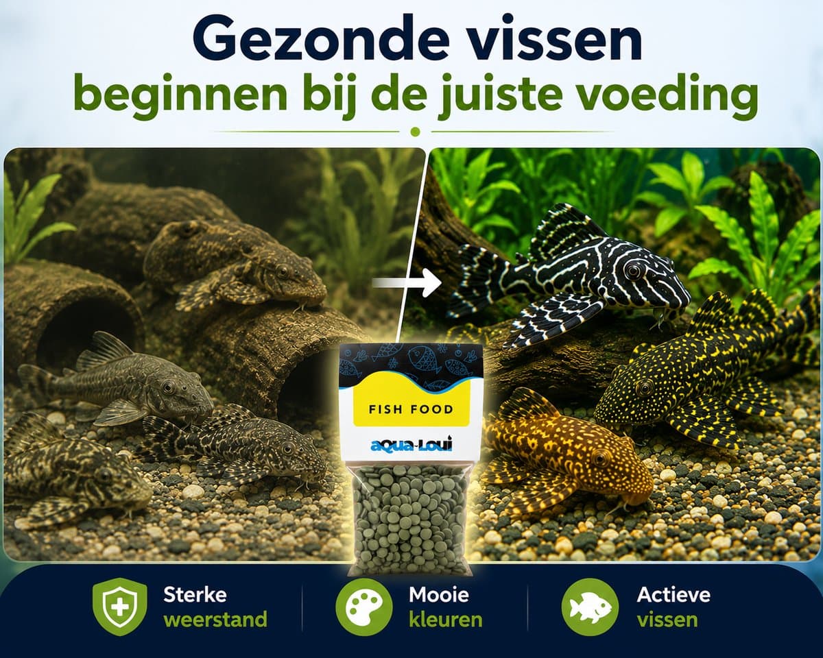 Aqua-Loui® - Spirulina Tabletten (Wafers) - Visvoer voor Pleco's, Bodemvissen en Algeneters - Tropisch Aquariumvoer - Rijk aan Spirulina, Vitamines & Mineralen - 500 ml thumbnail 7