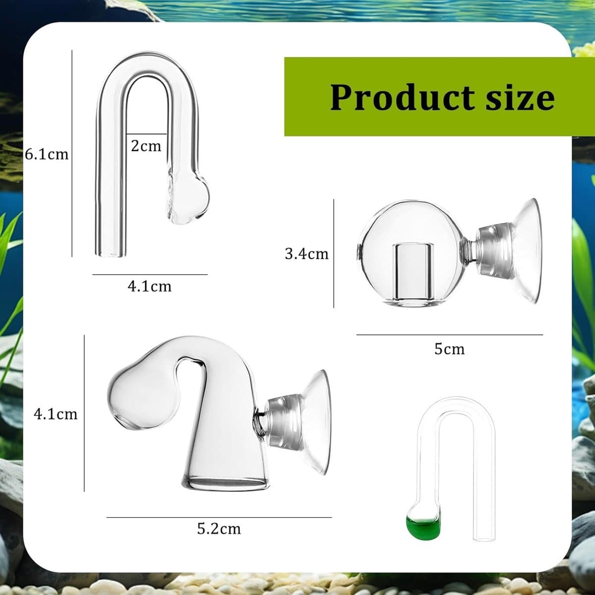 Duurtest voor aquaria - 3 stuks CO2-testset voor nauwkeurige wateranalyse en optimale plantengroei thumbnail 5