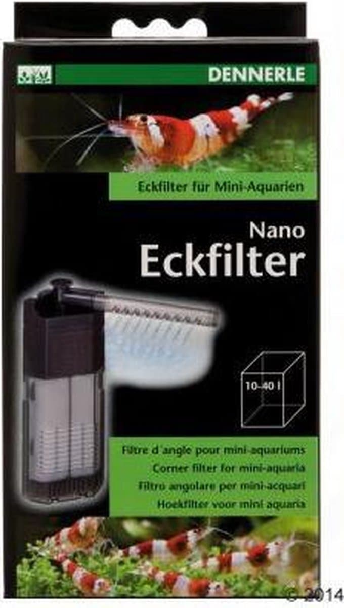 Dennerle Nano Hoekfilter - Voor aquaria van 10-40 liter - 150 liter per uur thumbnail 2