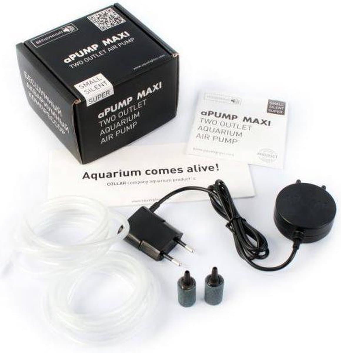Collar Apump Maxi - Aquarium Pomp - Type: Luchtpomp - Voor Aquarium tot 100-200 Liter - 2 Uitgangen thumbnail 5