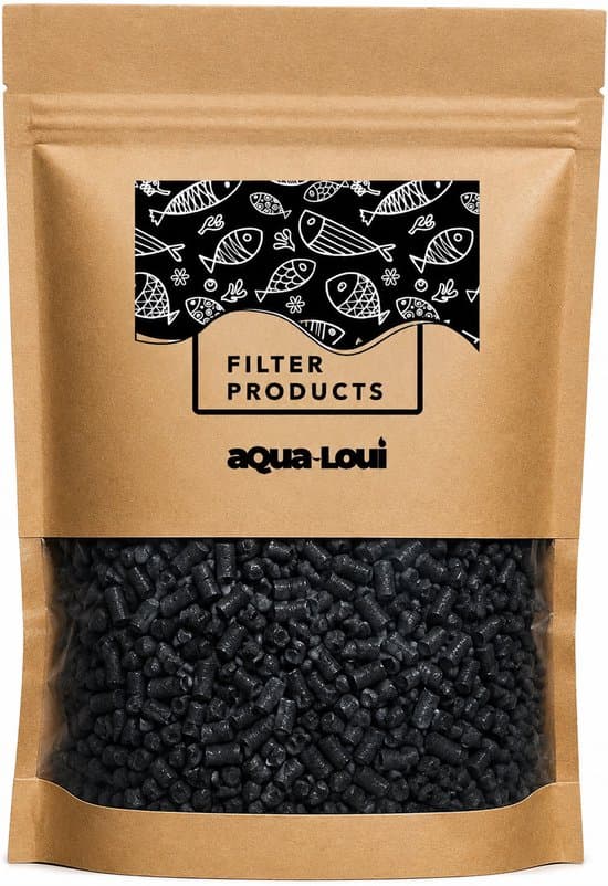 Aqua-Loui® - Actieve Kool voor Aquariumfilter - Premium Carbon Filtermateriaal - Verwijdert Geuren, Verkleuringen & Medicijnresten - Geschikt voor Zoet- en Zoutwater - 1000 ml