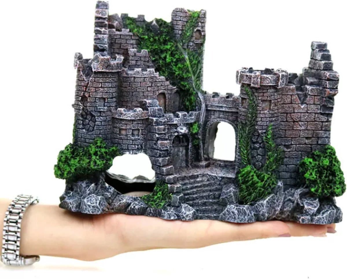 Aquarium Decoratie - Ornamenten - Kasteel thumbnail 6