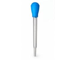 Aqua-Loui® - Aquarium Pipet 30 ml - Lange Doseerpipet met Rubberen Knijpbal - Pipet met Schaalverdeling - Druppelaar voor Aquarium, Medicatie, Plantenvoeding en Waterbehandeling - 28 cm