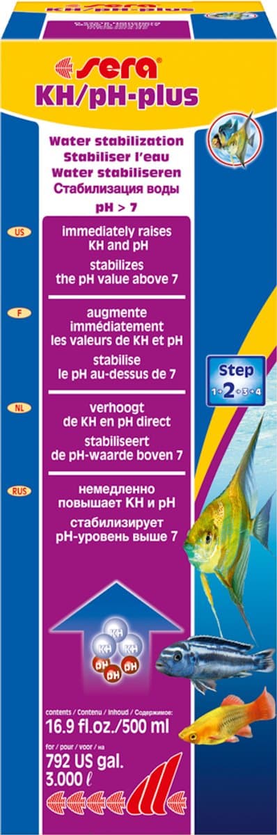 KH/pH-plus 500 ml - Sera Aquarium Waterbehandeling thumbnail 5