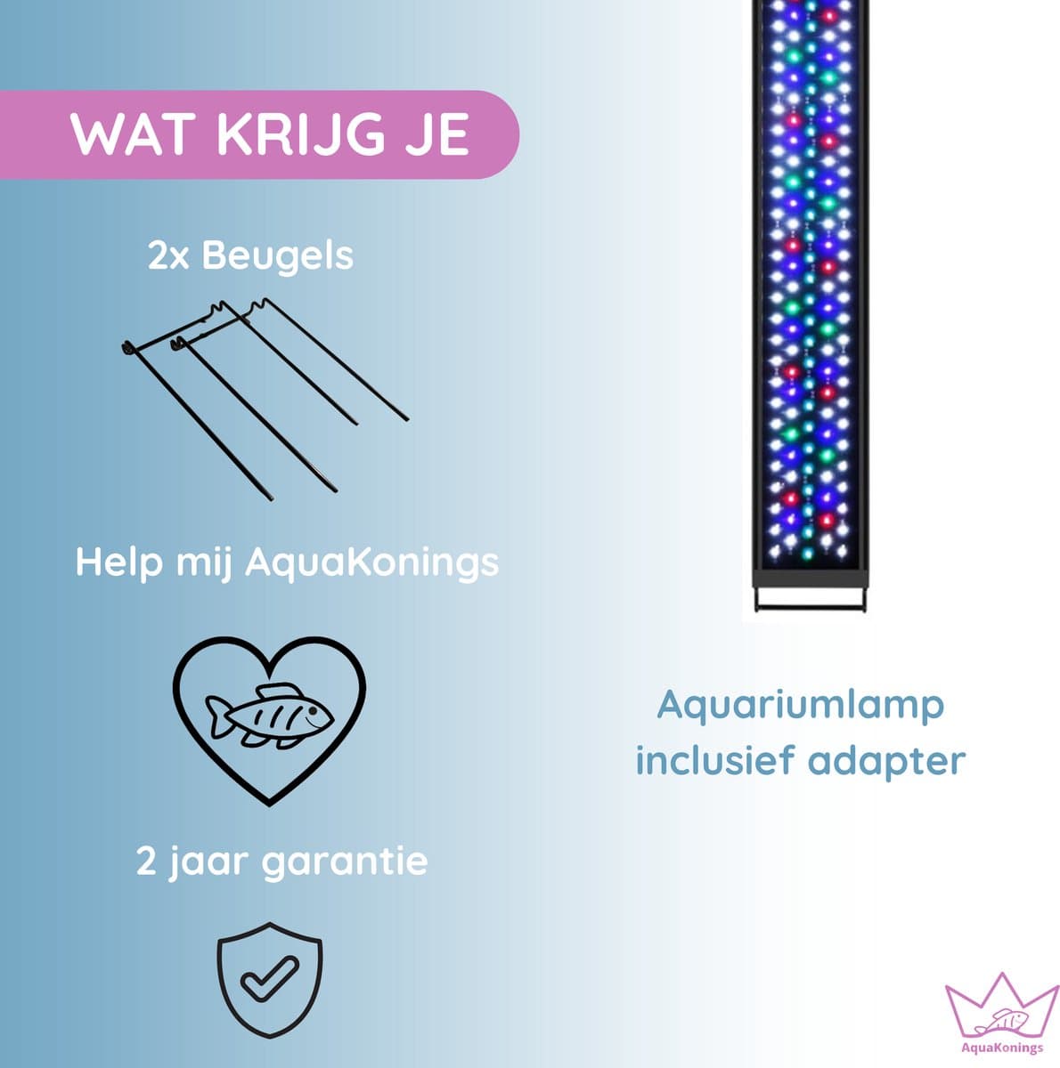 Aquarium lamp - LED Aquariumverlichting - Dimbaar - Timer - 120 tot 135cm - Verschillende maten verkrijgbaar - Vernieuwde versie thumbnail 7