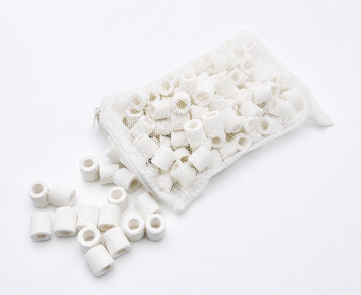 Aquarium Filtermateriaal Keramische Ringen – Biologische Filtering – 500 g – Voor Zoet- en Zoutwater thumbnail 2